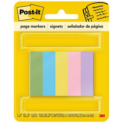 Post-it® Flags 670 Page Markers Floral Fantasy 500 Flags