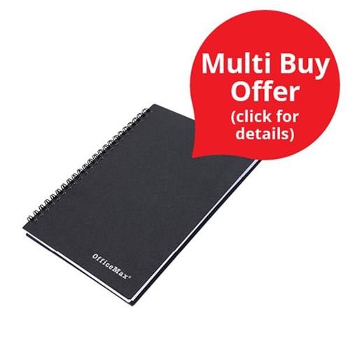 OfficeMax A5 Hardcover Spiral Notebook 160 Pages OfficeMax NZ