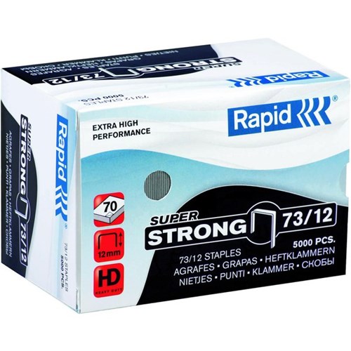 Rapid Staples 73/12 12mm, Pack of 5000
