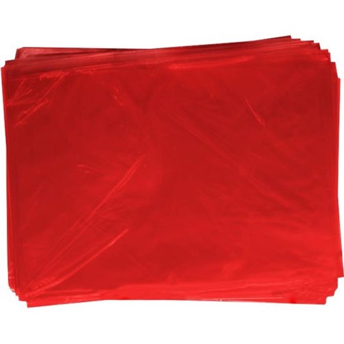 OfficeMax Cellophane 750x1000mm Red, Pack of 25