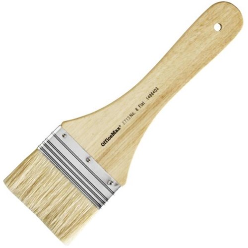 OfficeMax 2173 Series Flat Paint Brush No. 6 78mm OfficeMax NZ