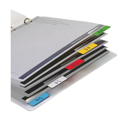 3L Index Tabs 40mm White 48 Tabs OfficeMax NZ
