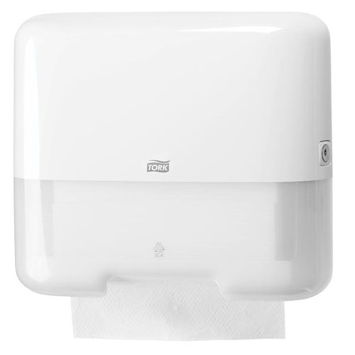 Tork H3 Mini Singlefold Hand Towel Dispenser 553100 White OfficeMax NZ
