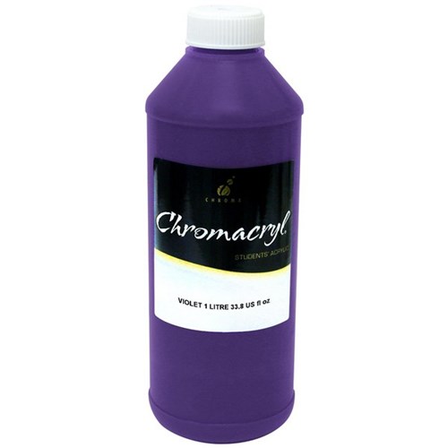 Chromacryl Student Acrylic Paint 1L Violet