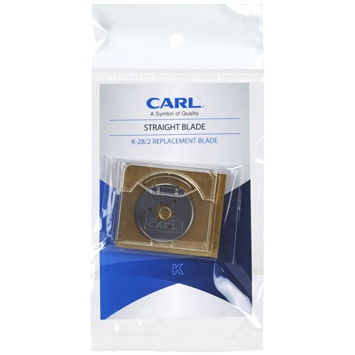 Carl Trimmer Straight Cutter Blade 28mm K28, Pack of 2
