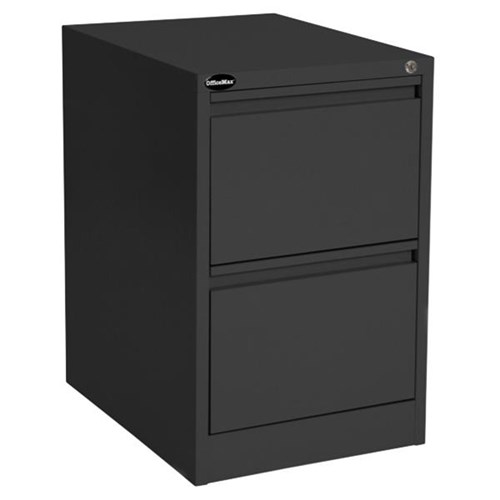 Proceed Commercial Filing Cabinet 2 Drawer Black