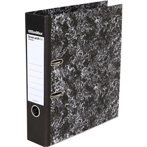 OfficeMax Lever Arch File A4 Mottled Black