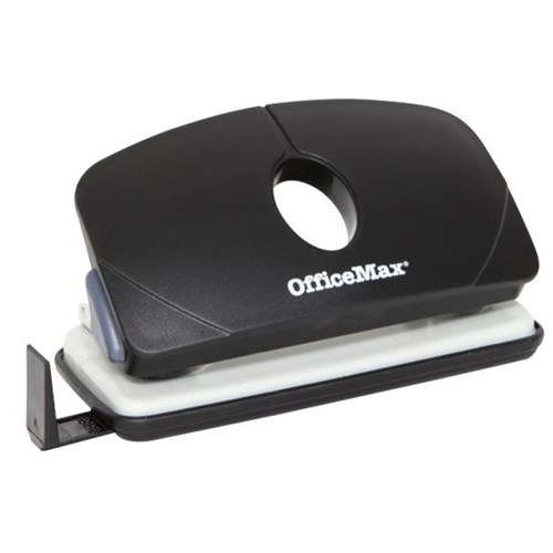 OfficeMax Premium 2 Hole Punch Mini 10 Sheet Black OfficeMax NZ