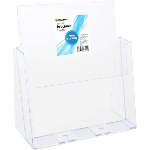 OfficeMax Brochure Holder Free Standing A4 1 Tier