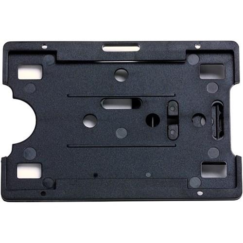 Rigid ID Card Holder, Belt Clip, 54x85mm, Black, Pack of 10 OfficeMax NZ