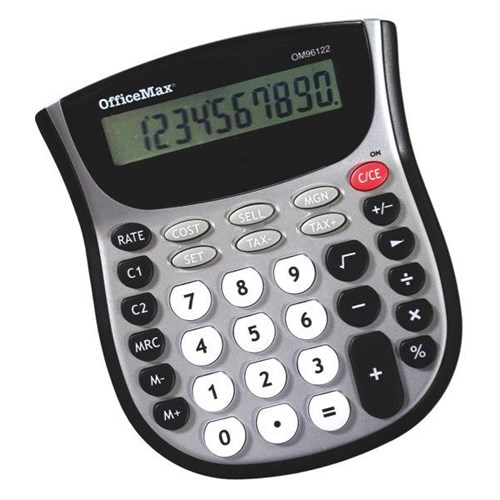 OfficeMax OM96122 Desktop Calculator 10 Digit Medium