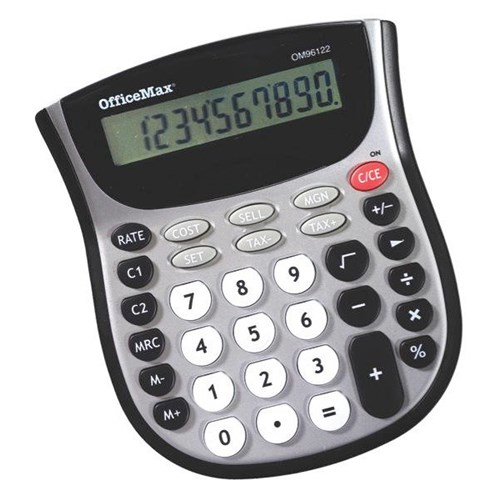 OfficeMax OM96122 Desktop Calculator 10 Digit Medium