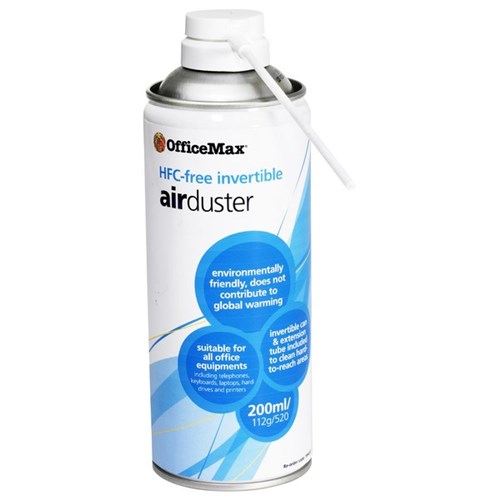 OfficeMax HFC-free Invertible Air Duster 200ml