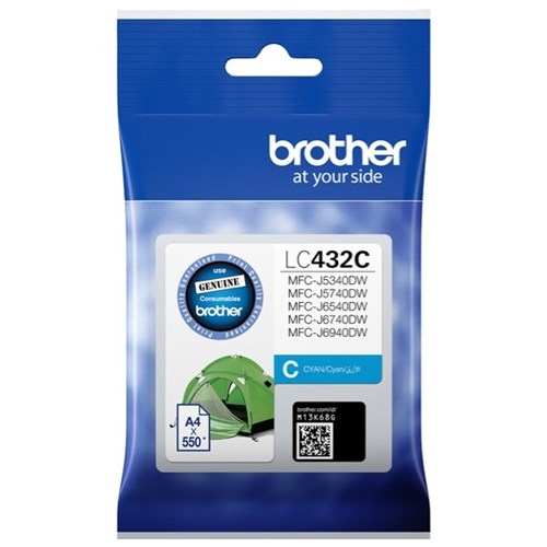 Brother LC432C Cyan Ink Cartridge