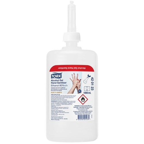 Tork Hand Sanitiser Alcohol Gel S1 420123 1L