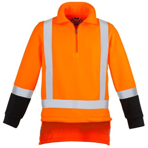 Syzmik Polar Fleece Jacket D/N Half Zip 2XL Orange