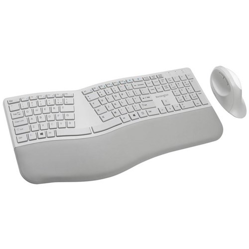 Kensington Pro Fit Ergo Dual Wireless Keyboard & Mouse Set Grey