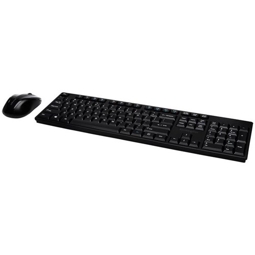 Kensington Pro Fit Low Profile Keyboard & Mouse Desktop Set Black