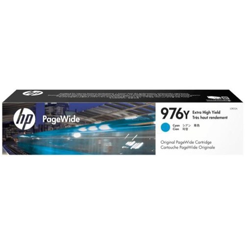 HP Pagewide 976Y Cyan Ink Cartridge Extra High Yield HPJ0421
