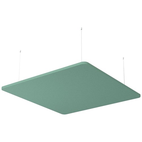 Boyd Visuals Floating Acoustic Ceiling Panel Square 1200x1200mm Turquoise