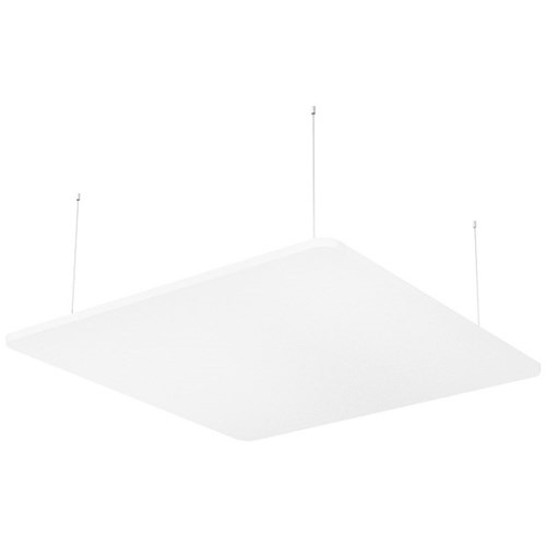 Boyd Visuals Floating Acoustic Ceiling Panel Square 1200x1200mm White