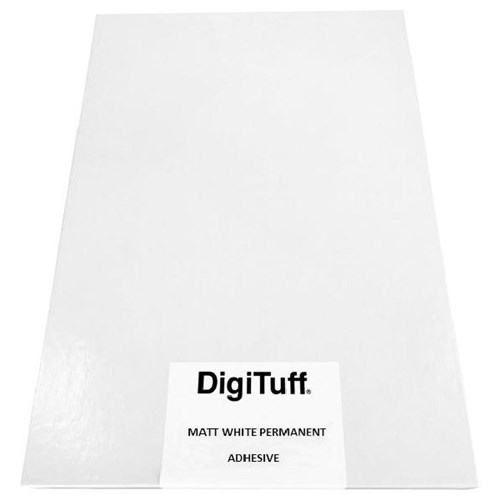 Digituff A3 236gsm Matt White Permanent Self Adhesive Paper, Pack of 100