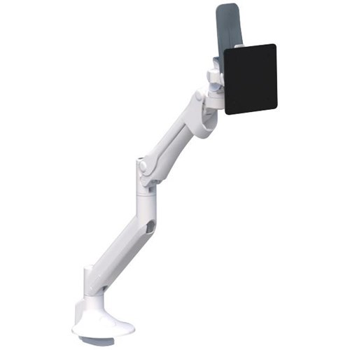 Accent Levo Premium Gas Lift Single Monitor Arm White