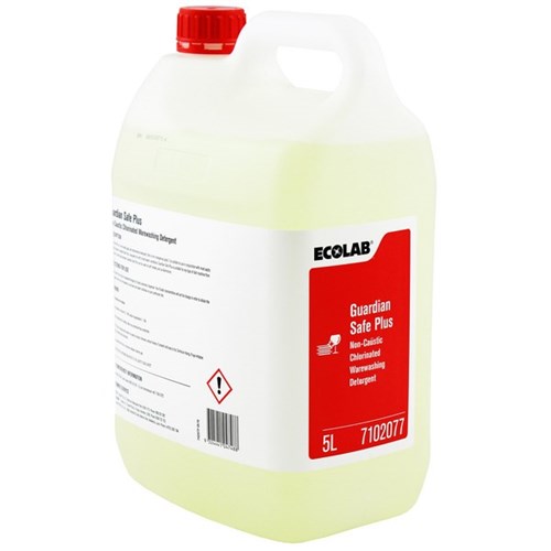 Ecolab Guardian Safe Dishwashing Detergent 5L, Carton of 2