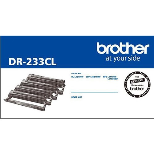 Brother DR233CL Laser Drum, Pack of 4