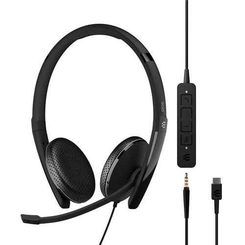 EPOS ADAPT 165 USB-C II UC Wired Binaural Headset with 3.5mm Jack