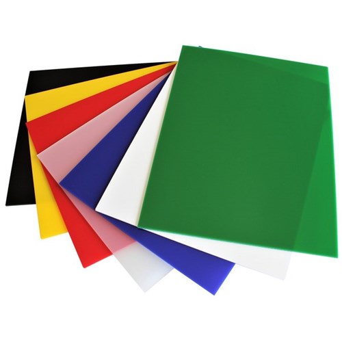 STEAM Genesis Laser Cutter Acrylic Rainbow 400x300x3mm, Pack of 28