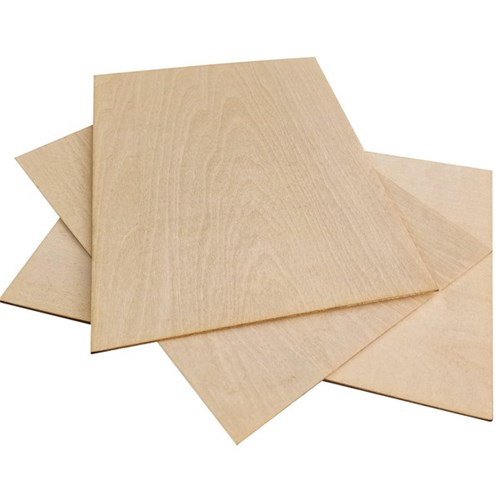 STEAM Genesis Basswood Laser Cutter Plywood 450x450x1.5mm, Pack of 4