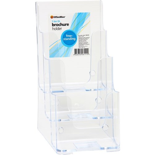 OfficeMax Free Standing/Wall Mountable Brochure Holder DLE 3 Tier