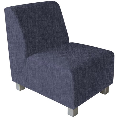Apollo Single Seater Sofa Keylargo Fabric/Navy
