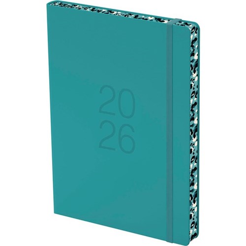 Collins A51 Coloured Edge Diary A5 Day Per Page 2026 Blue