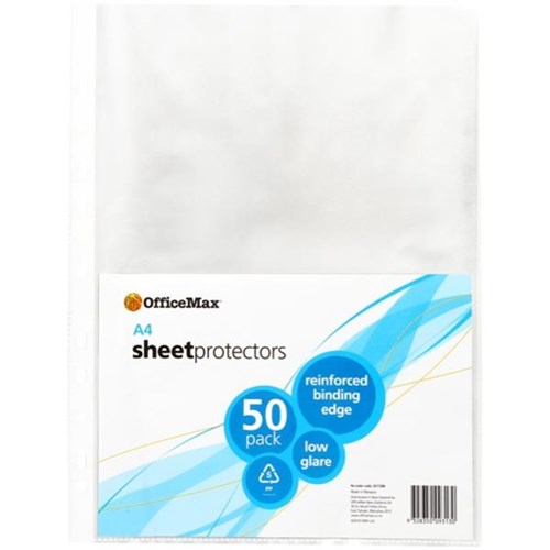 OfficeMax Copysafe Pockets A4, Pack of 50 OfficeMax NZ
