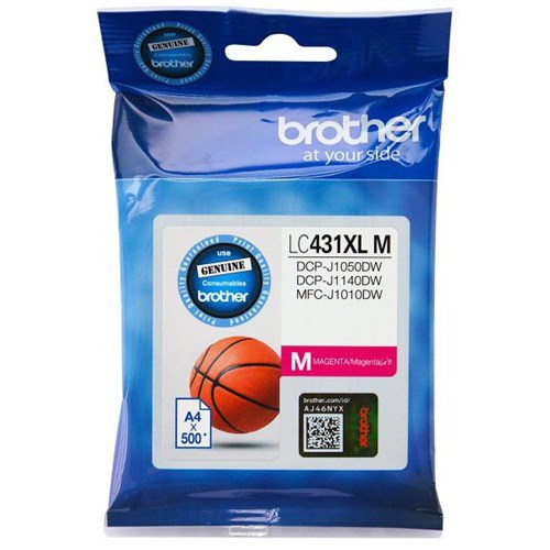 Brother LC431XLM Magenta Ink Cartridge High Yield