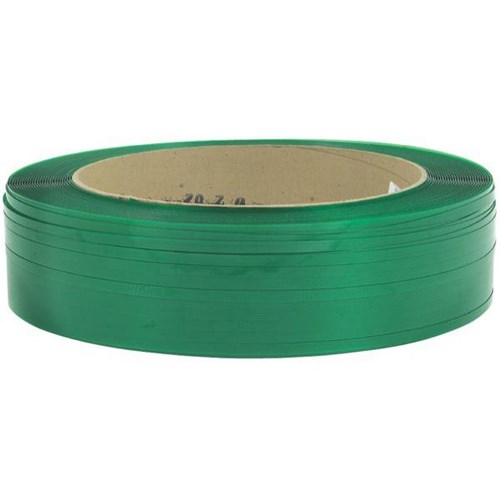 PET Embossed Polyester Strapping 16x0.9mmx1200m Green