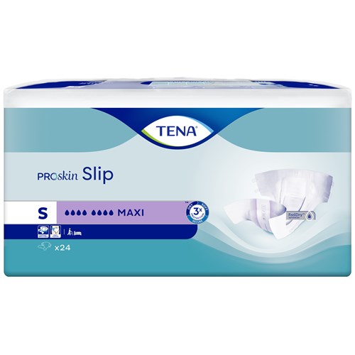 Tena ProSkin Slip Maxi Incontinence Briefs Unisex Small, Pack of 24