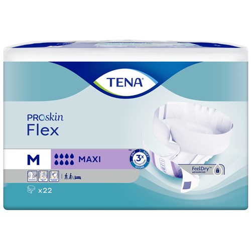Tena ProSkin Incontinence Briefs Slip Maxi Unisex Medium, Pack of 9