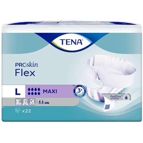 Tena ProSkin Slip Maxi Incontinence Briefs Unisex Large, Pack of 9