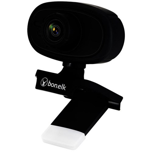 Bonelk USB Webcam Clip On 720p Black