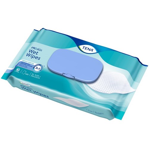 TENA ProSkin Incontinence Wet Wipes, Pack of 50 Sheets