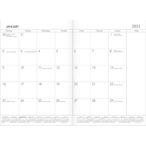 Collins Diary Planner A4 Month To View 2023 Frame Date OfficeMax NZ