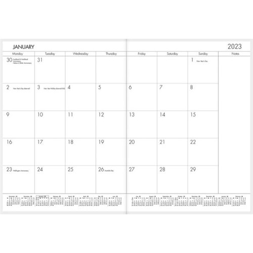 Collins Diary Planner A5 Month To View 2023 Autumn Boutique OfficeMax NZ