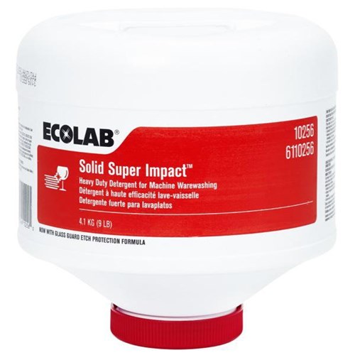 Ecolab Super Impact Solid Dishwasher Detergent 4kg, Carton of 4