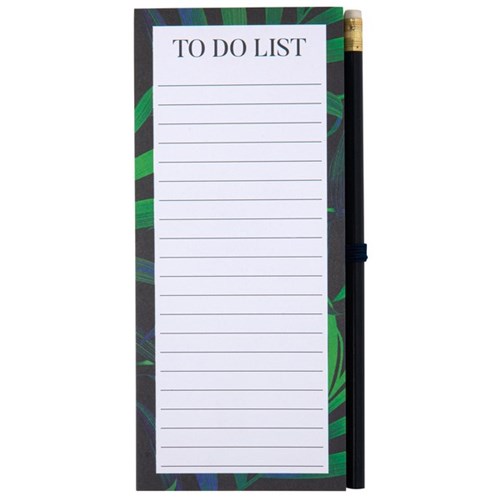 OfficeMax To Do List Pad Midnight Palm