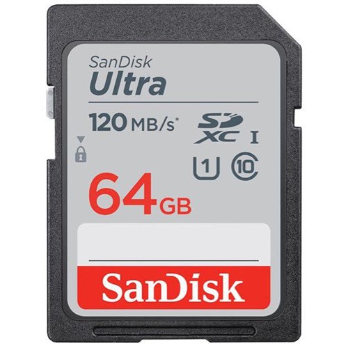 Sandisk Ultra SDXC Memory Card 64GB Class 10
