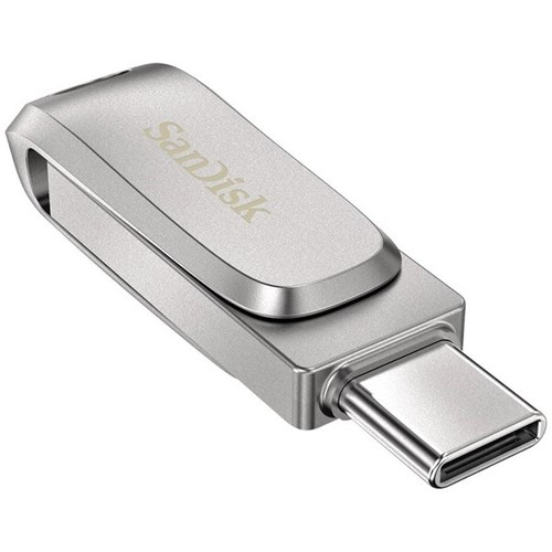 Sandisk Ultra Luxe Dual Flash Drive 64GB USB 3.1 For Type C & Type A