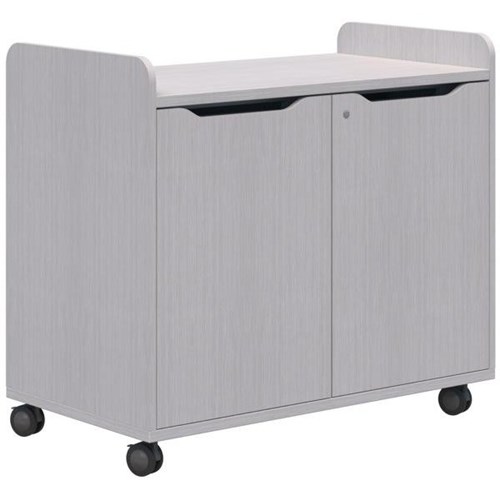Accent Ako Store & Charge Cupboard 1000mm Silver Strata